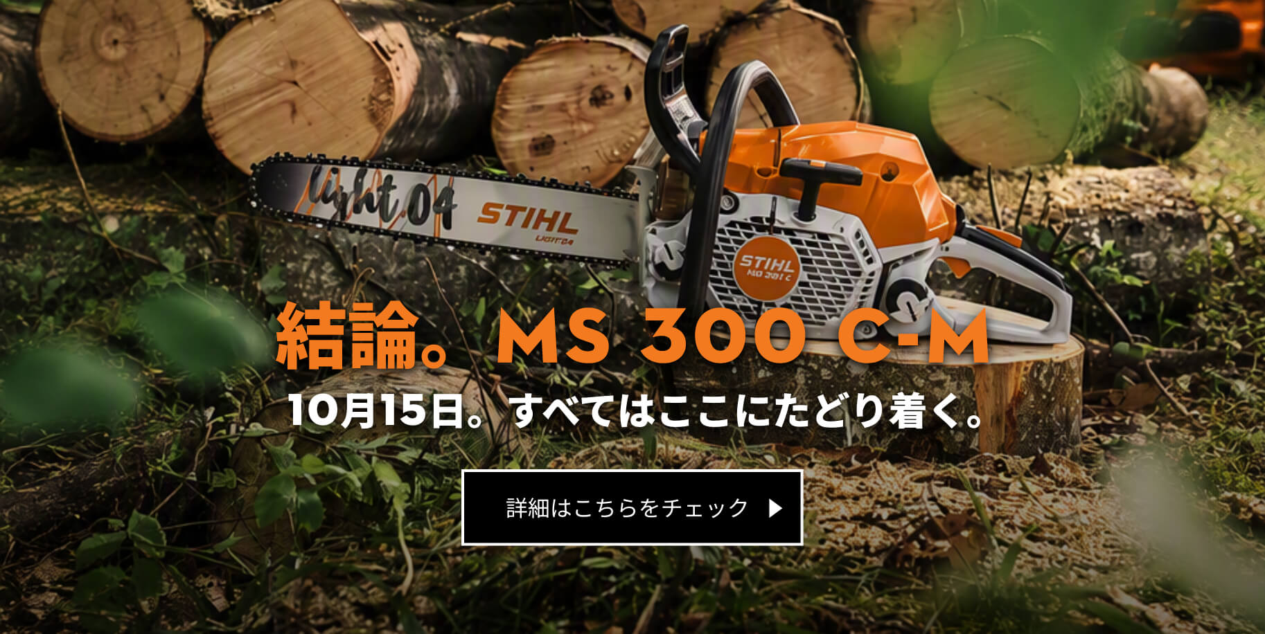 結論。MS 300 C-M 10月15日。すべてはここにたどり着く。｜詳細はこちらをチェック