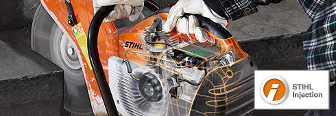 The world first: STIHL Injection electronically controlled fuel injection